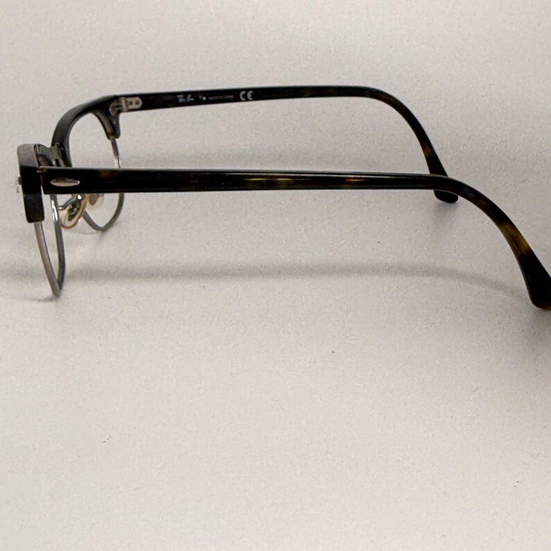 Ray-Ban Clubmaster Eyeglasses RB 5154 2012 49-21 140 Tortoise Silver Frames image 2
