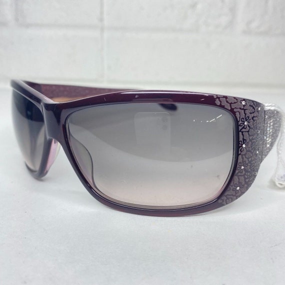Lunettes De Soleil Emanuel Ungaro Pour Femme - Modèle Avalant Bordeaux - Fabriqué En Italie