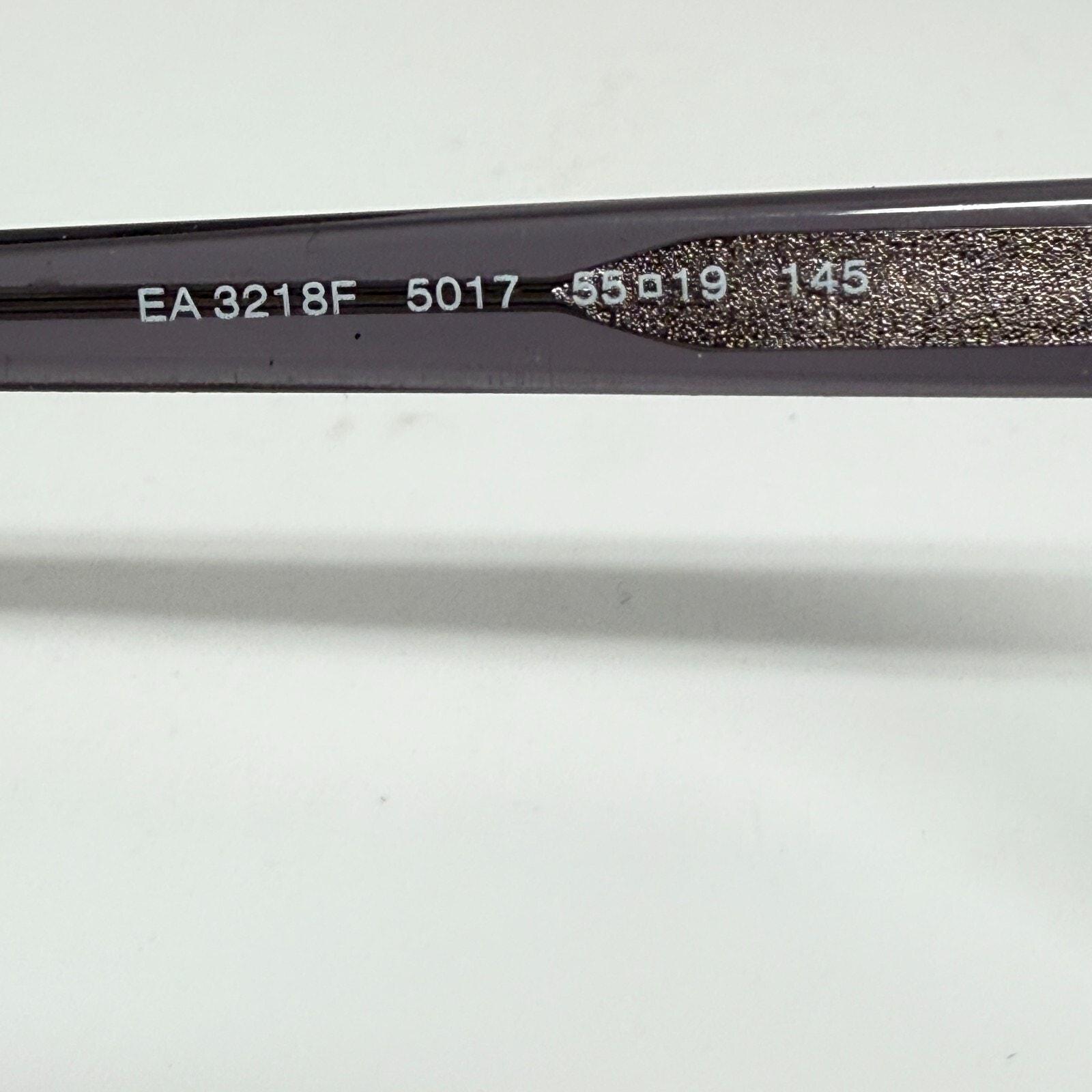 Emporio Armani EA3218F 5017 Black Clear Gray Eyeglasses 55 