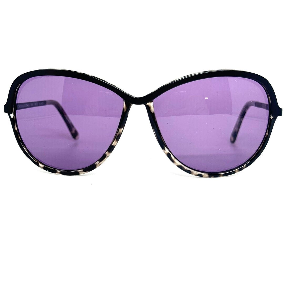 BCBGMAXAZRIA B841‎ Matte Black Sungalsses Frames Womens Designer Purple H14109 BCBGMAXAZRIA B841 Matte Black Sungalsses Frames Womens  main image 2