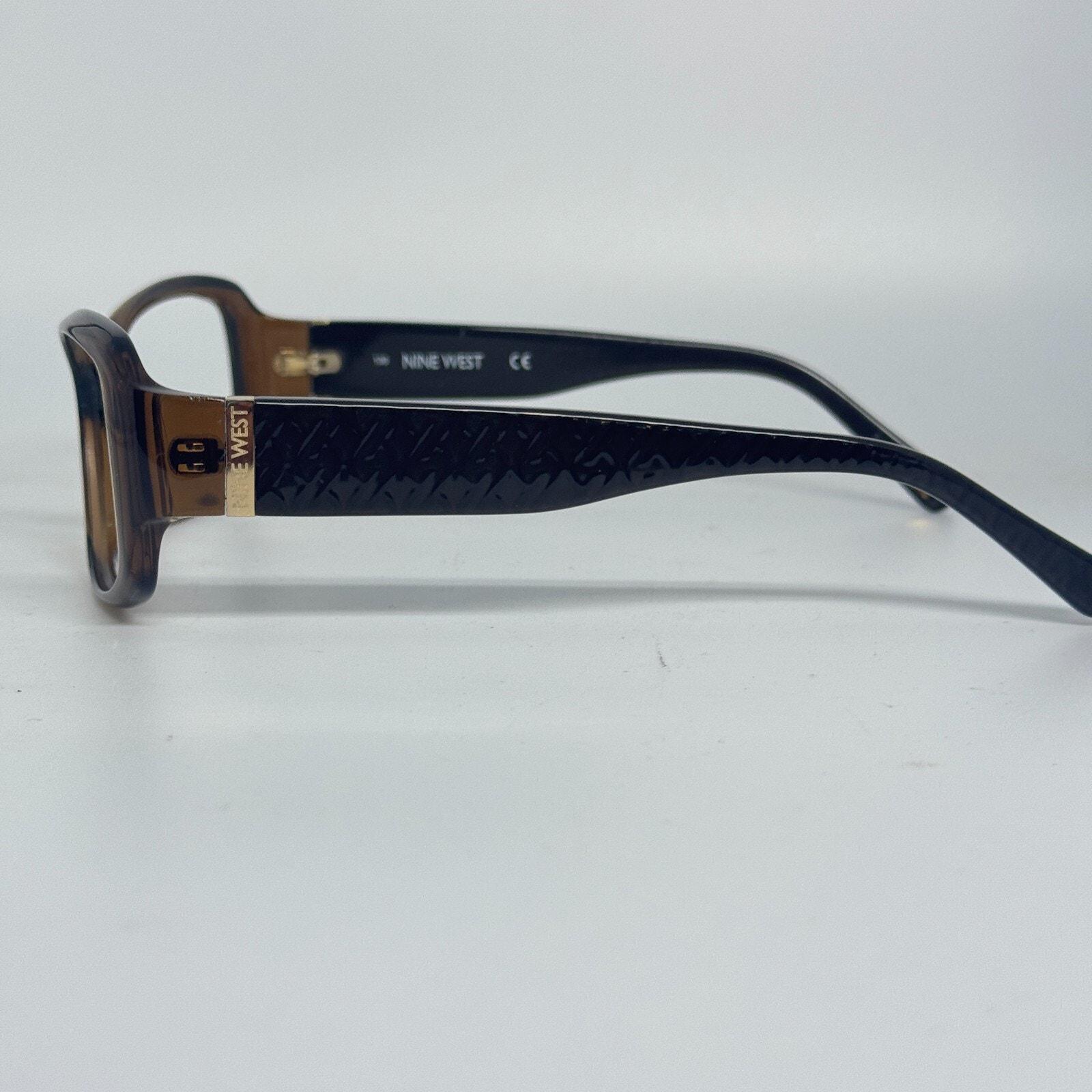 Nine West NW 200 Half Rim Havana Brown Eyeglasses Frame 55  display picture 1