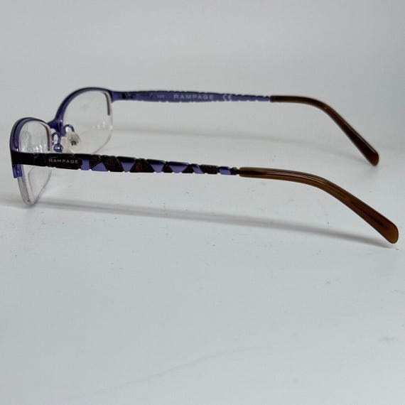 Rampage R174 BRN 51-17-135 Brown/blue Metal Half Rim  display picture 1