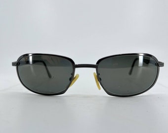 Armação de óculos de sol Maui Jim preto prata H7215