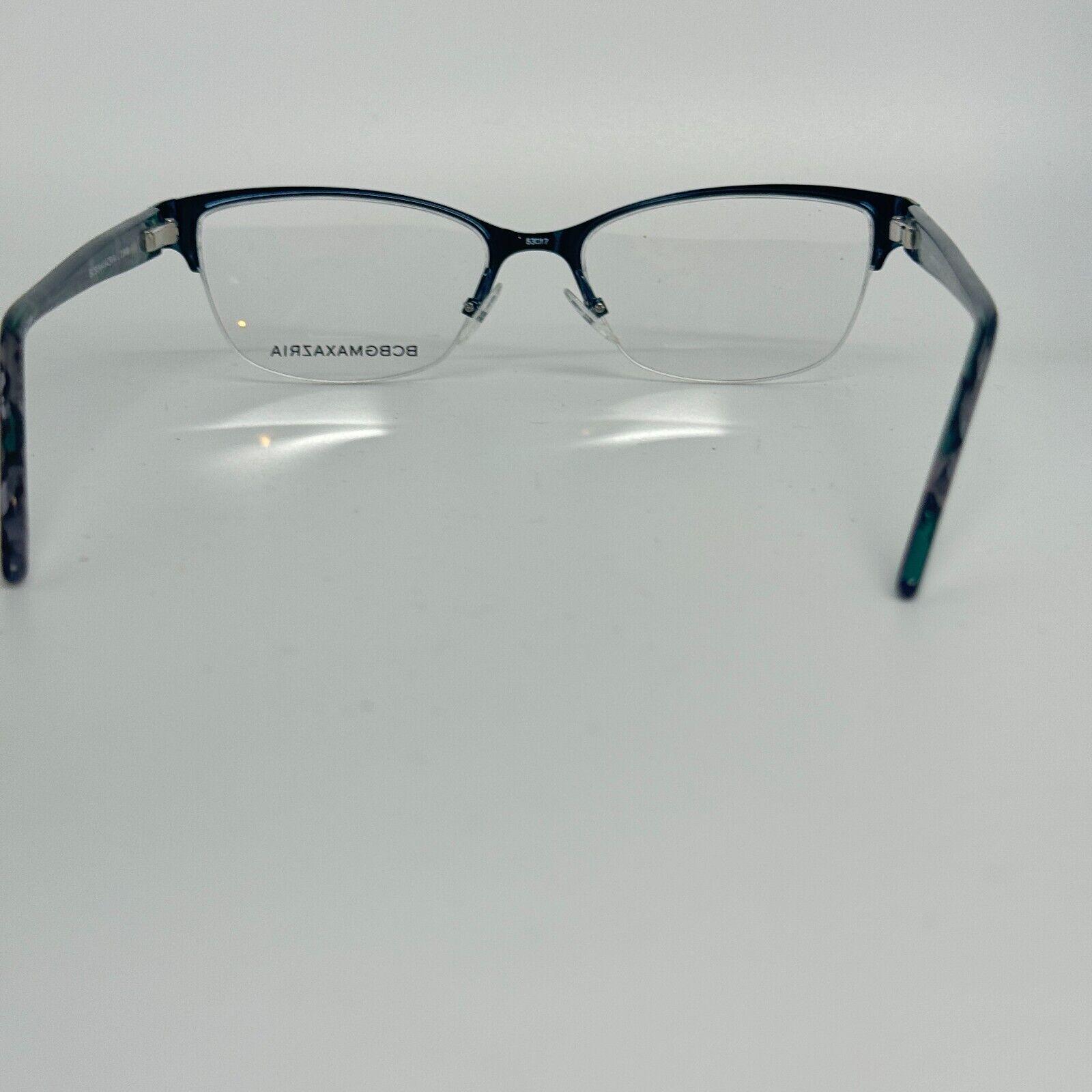 BCBGMAXAZRIA Kana Teal EYEGLASSES FRAME 53-17-135mm H13467 