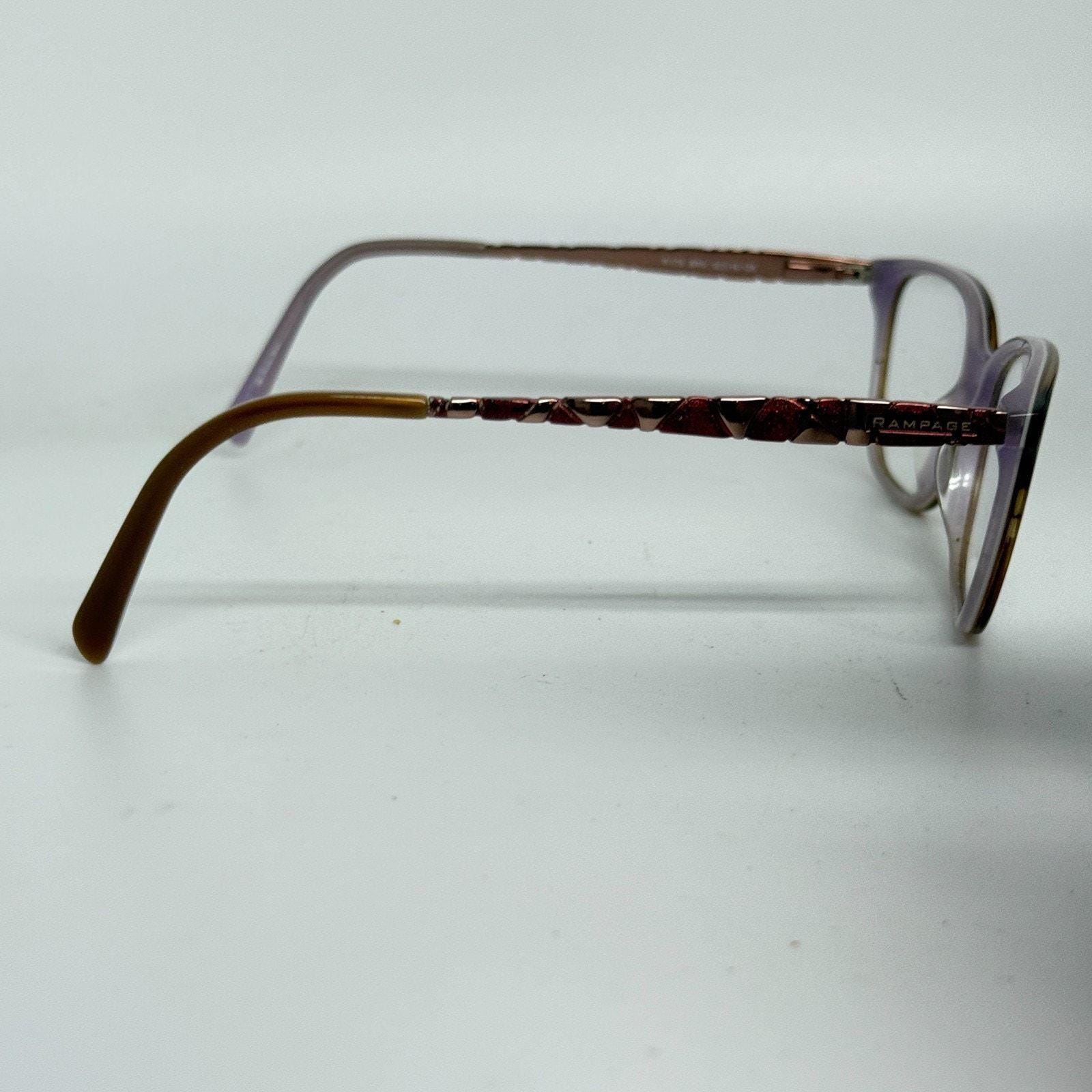 Rampage Eyeglasses R 175 Brown Plastic Women 52-16-135  display picture 2