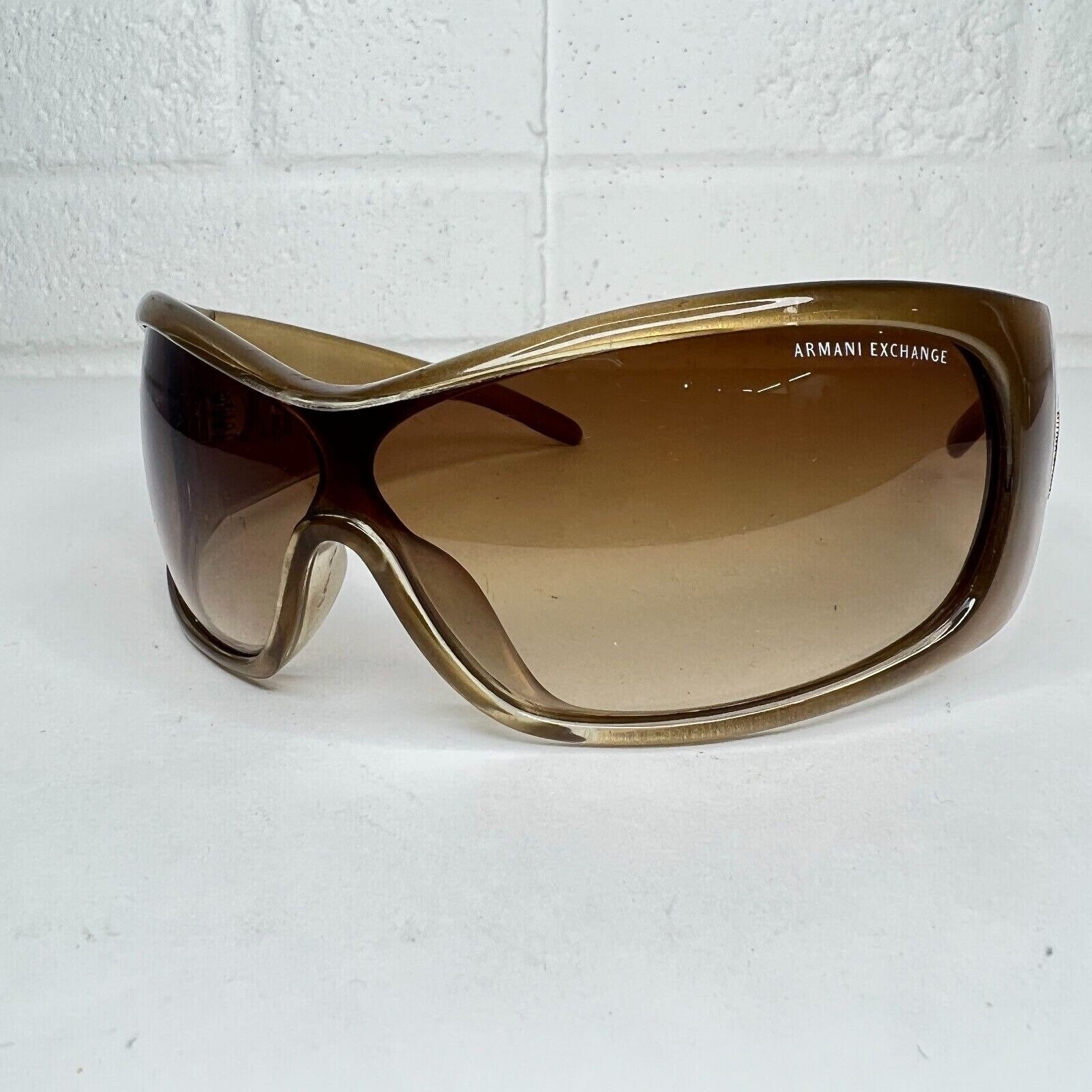 Armani Exchange Gafas de Sol Monturas AX007S RD7 Gold Wrap vintage