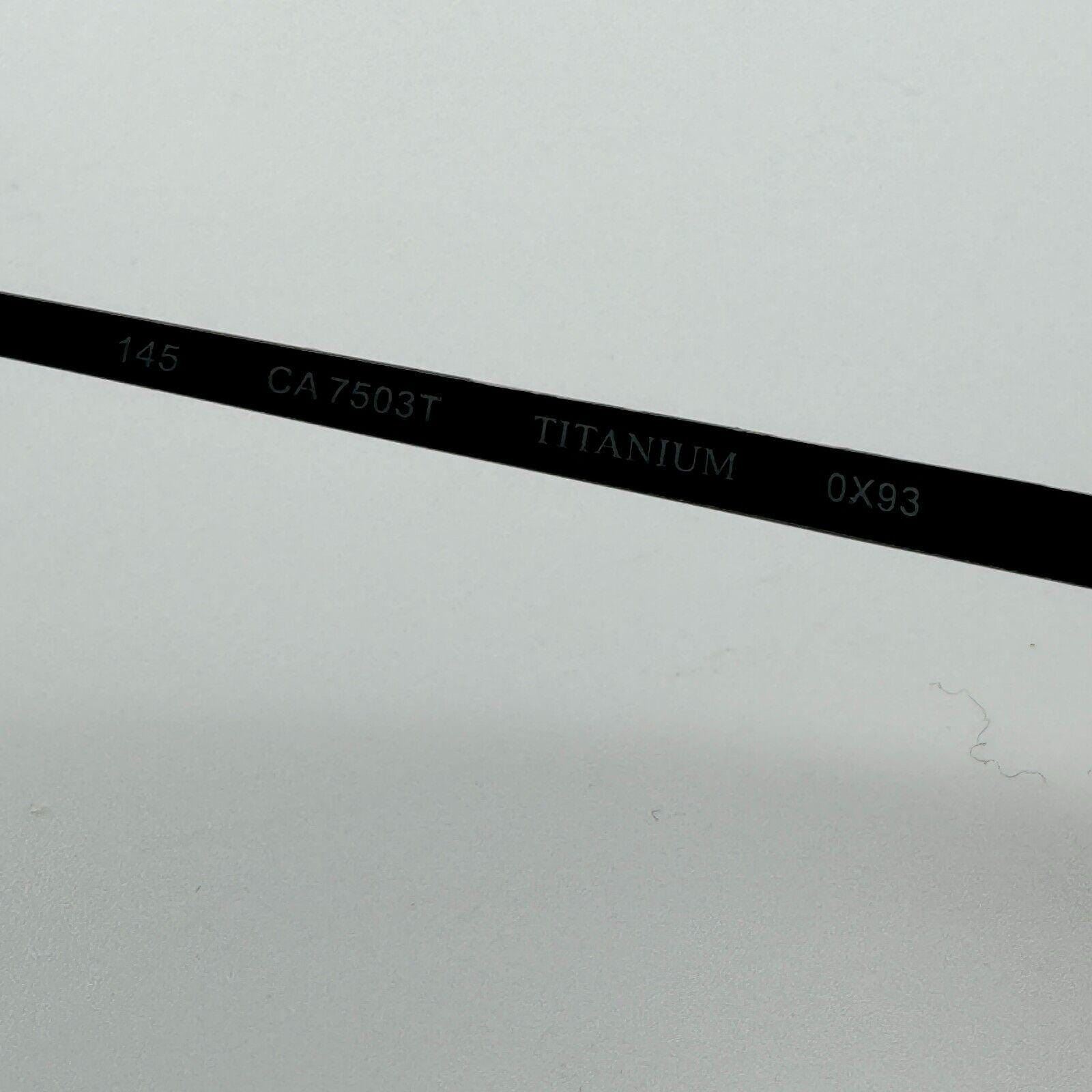 Carrera Titanium CA 7503T 0X93‎ Gunmetal Gray Eyeglasses Frames 55-18 145 H13255 Carrera CA253 Eyeglasses | FramesDirect.com main image 4