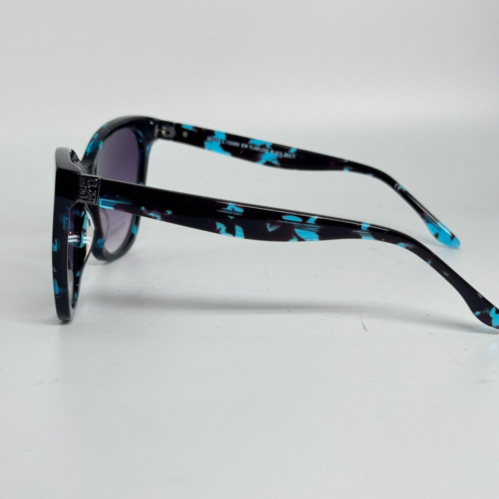 BCBGMAXAZRIA Sunglasses Flawless BLACK MULTI Purple Lenses  display picture 1