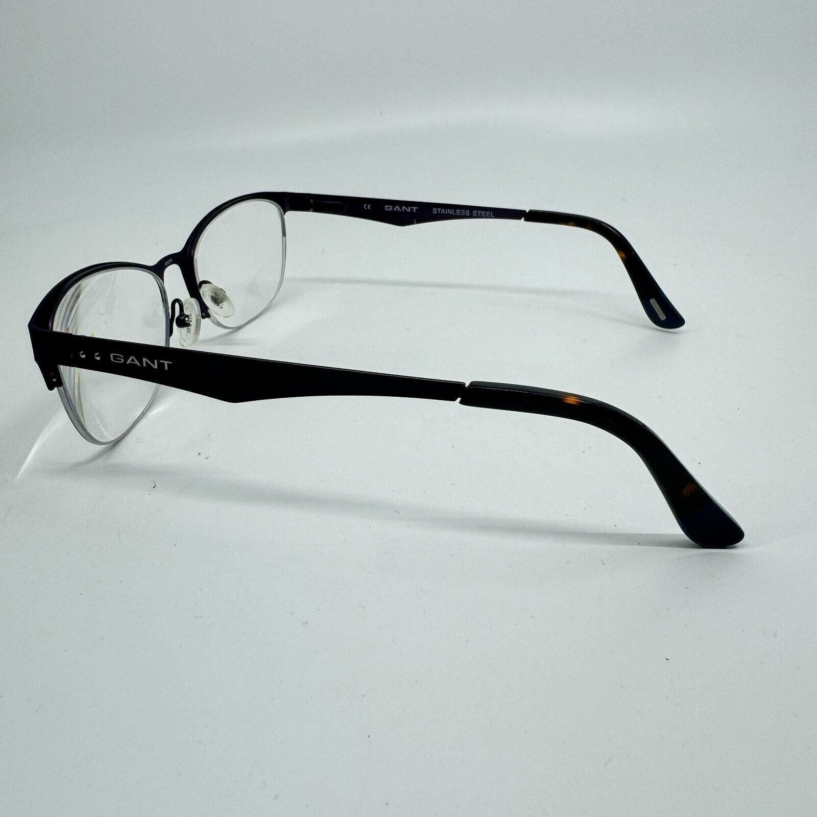 GANT Eyeglasses Frames GW 4018‎ SBKPUR 52-18-135 Half Rim H10280 GANT Eyeglasses Frames GW 4018 SBKPUR 52-18-135 Half Rim  main image 2