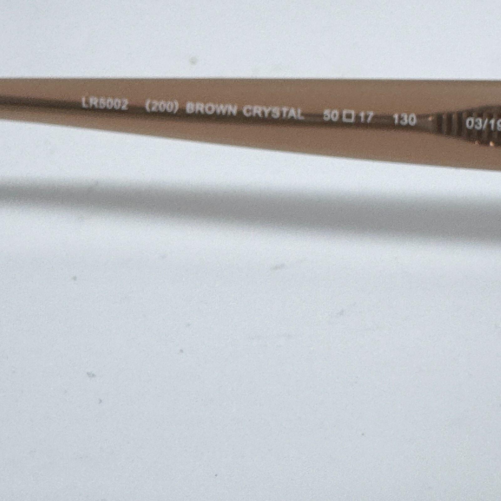 Lenton &‎ Rusby LR5002 200 Brown Crystal Eyeglasses Frames 50-17 130 Men H17685 14879869b948f44555d34b1c2c2a50  main image 2