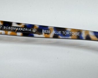 BCBG MAXAZRIA B839 Blue Tortoise Sunglasses Frames Gold