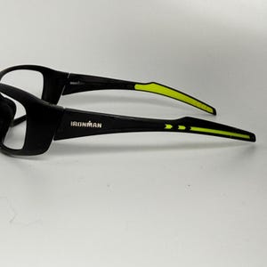 Ironman Foster Grant Recovery BLK AH0423 Sports Sunglasses Black Neon Green image 2