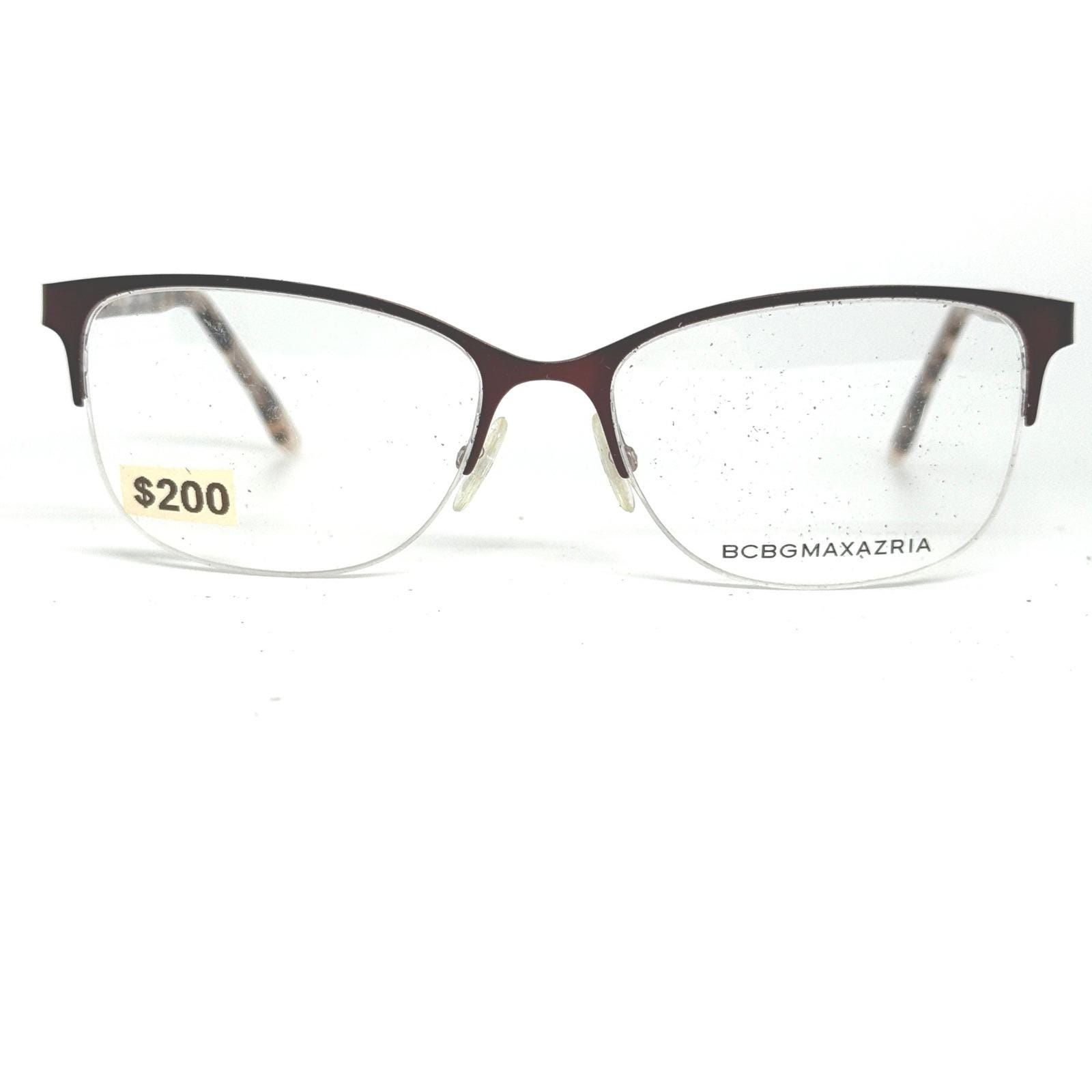 BCBGMAXAZRIA Vera Wine Eyeglasses Frames 53 16‎ 135MM Women 21331 NEW BCBGMAXAZRIA VERA Wine EYEGLASSES FRAME 53-16-135mm  main image 2