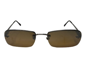 Byblos b787 3071-S SILVER Eyeglasses Frames Only lens Scratch 51-17-135mm H3223