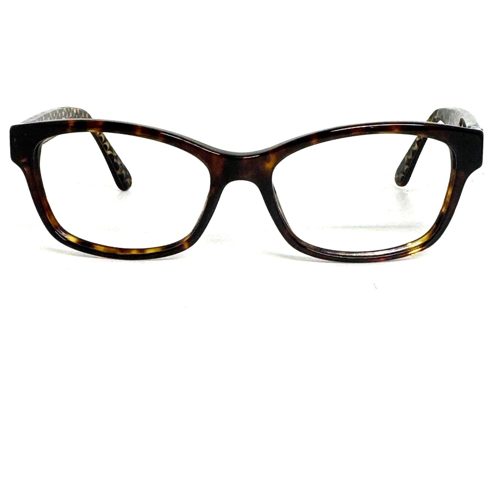 Coach Women\'s Vintage Dark Tortoise Frames RX Glasses 50 16 140 HC 6110 Coach Women Eyeglasses Frame Brown Tortoise/Gold Tone  main image 2