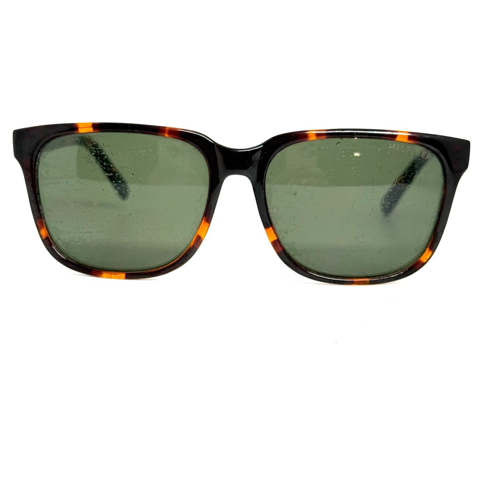 Tommy Hilfiger Jared MP OM215 Unisex Brown Tortoise Rectangular