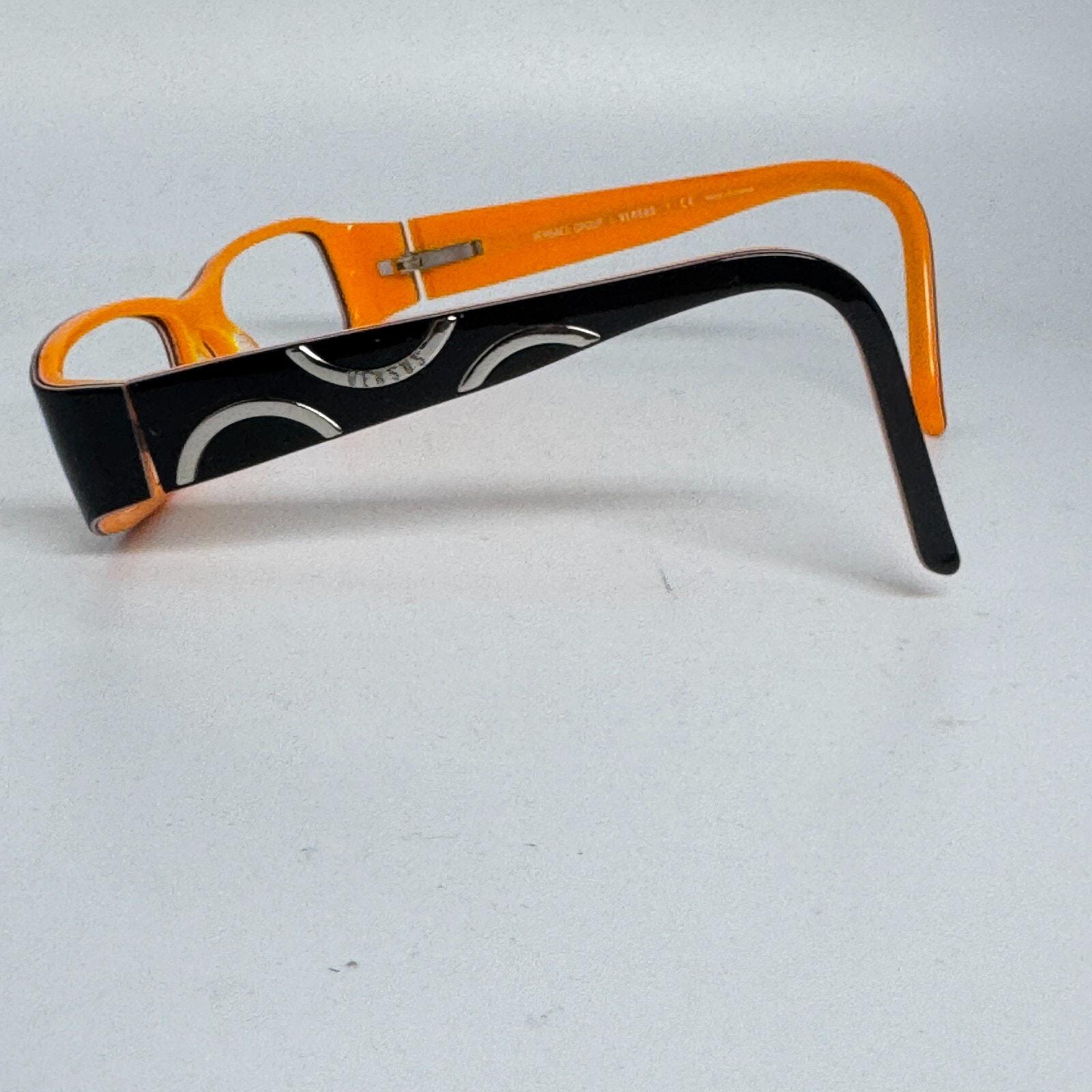 Versace MOD 8071 707 Sunglass FRAMES ONLY Black Orange full Rim H17012‎ Versace MOD 8071 707 Sunglass FRAMES ONLY Black Orange Full  main image 3