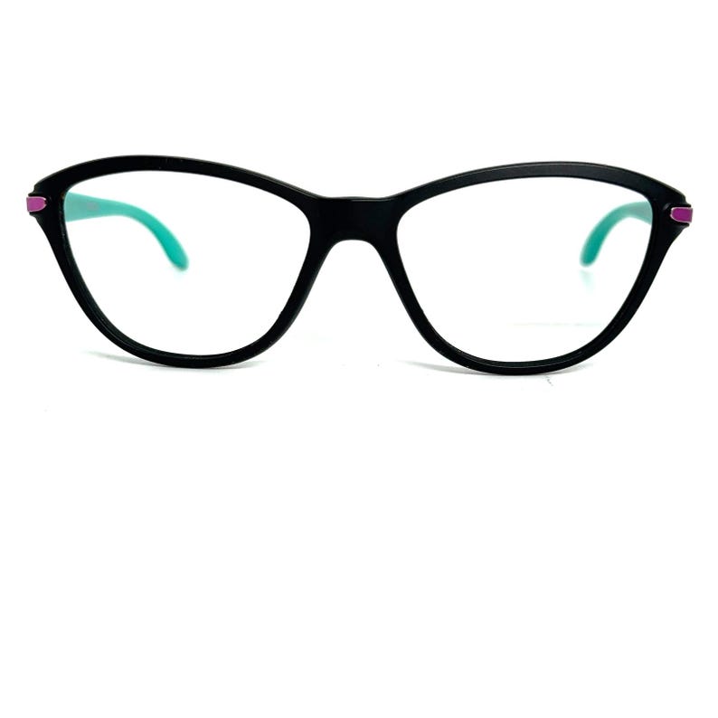 Montura de gafas Oakley Twin Tail para mujer OY8008-0150, color negro, 50-15-127, 18464 imagen 1