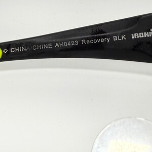 Ironman Foster Grant Recovery BLK AH0423 Sports Sunglasses Black Neon Green image 5