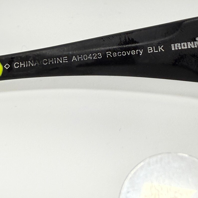 Ironman Foster Grant Recovery BLK AH0423 Sports Sunglasses Black Neon Green image 5