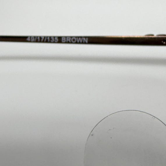 Jubilee Eyeglasses Frames Brown Rectangular Half … - image 5