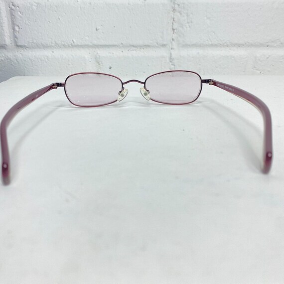Miyazawa  Eyeglasses Frames Red Round Oval Metal … - image 4