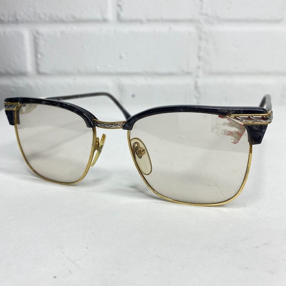 Vogart Line Glasses Spectacles Mod.222 Gold and Bl