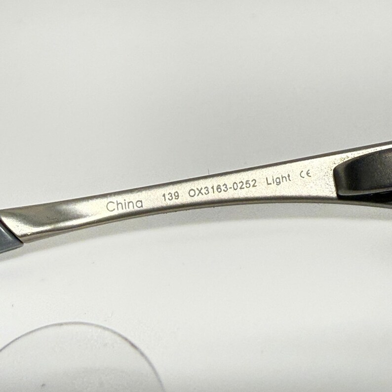 Oakley Backwind 0.5 Eyeglasses OX3163-0252 Light Pewter Metal Frames 139 52-18 image 5