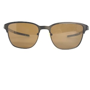 Oakley Seller OX3248-0254 Powder Pewter Square Sunglasses Mens 54mm Brown Lens image 1