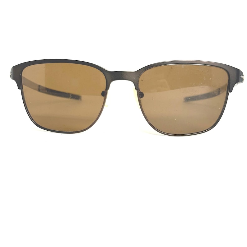 Oakley Seller OX3248-0254 Powder Pewter Square Sunglasses Mens 54mm Brown Lens image 1