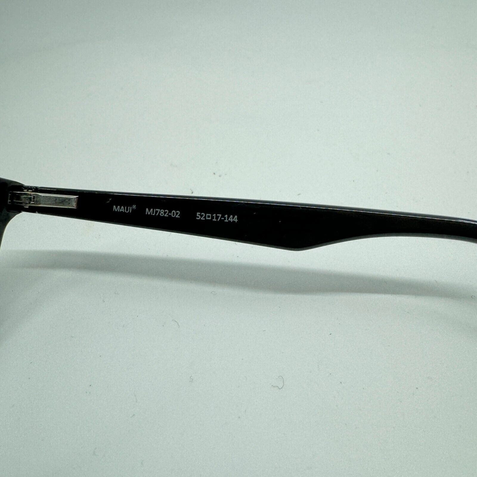 Maui Jim Sunglasses Frames MJ782-02 52-17-144‎ CATHEDRALS Black H10435 Maui Jim MJ782-02 Cathedrals Sunglasses Black Cat Eye Frames  main image 2