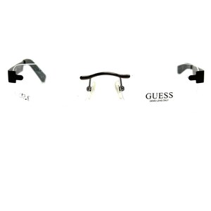Monture de lunettes de vue professionnelle sans monture Guess sans monture GU 1733, métal argenté H14601