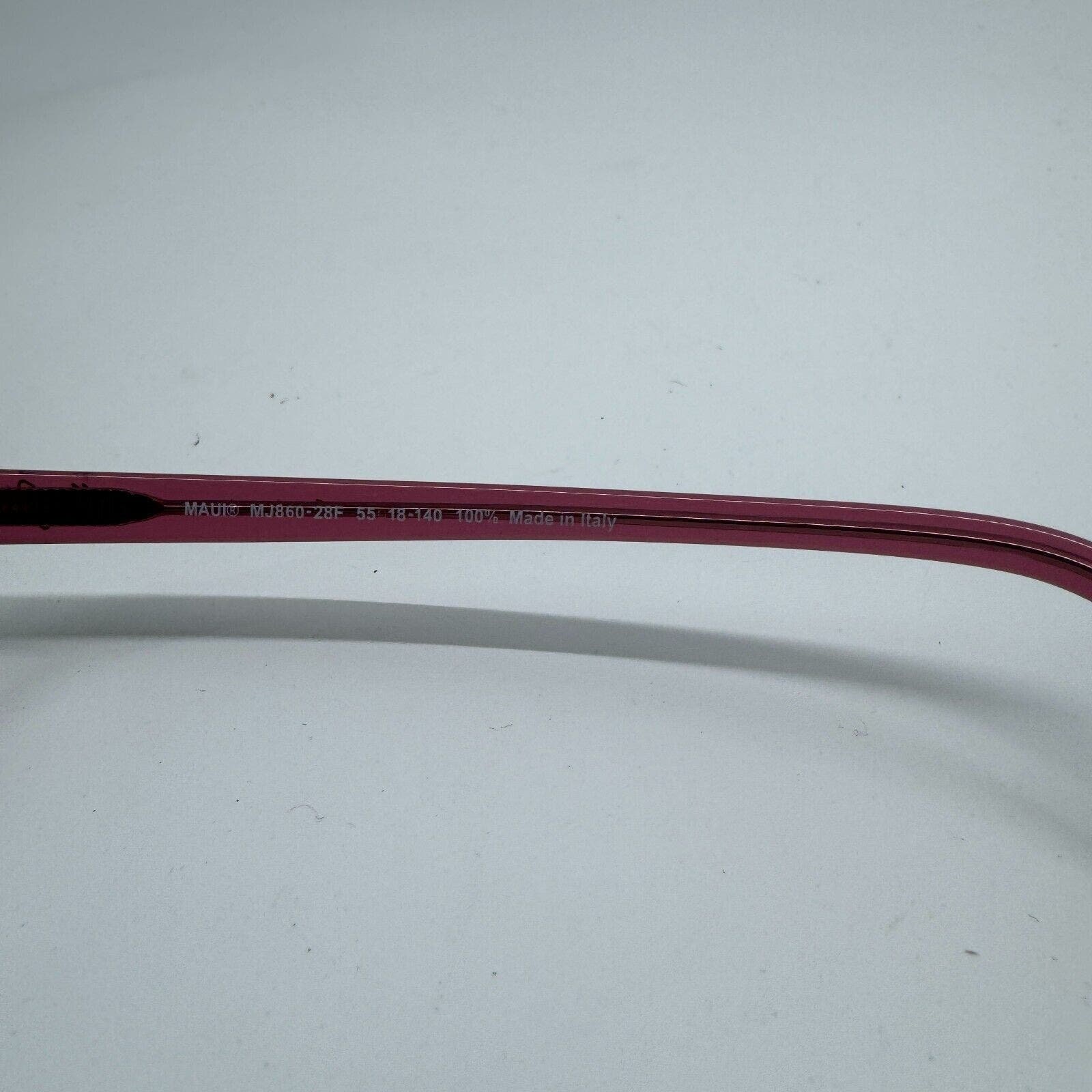 Maui Jim MJ860-28F LITTLE BELL Pink Plastic Square Women
