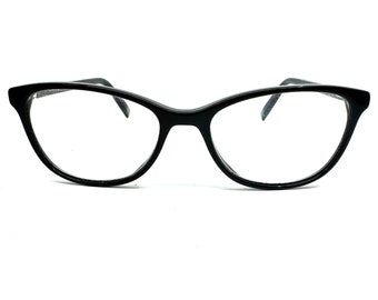 Warby Parker DAISY M 100 Eyeglasses Frame 54-17-142 Black Polished H9764