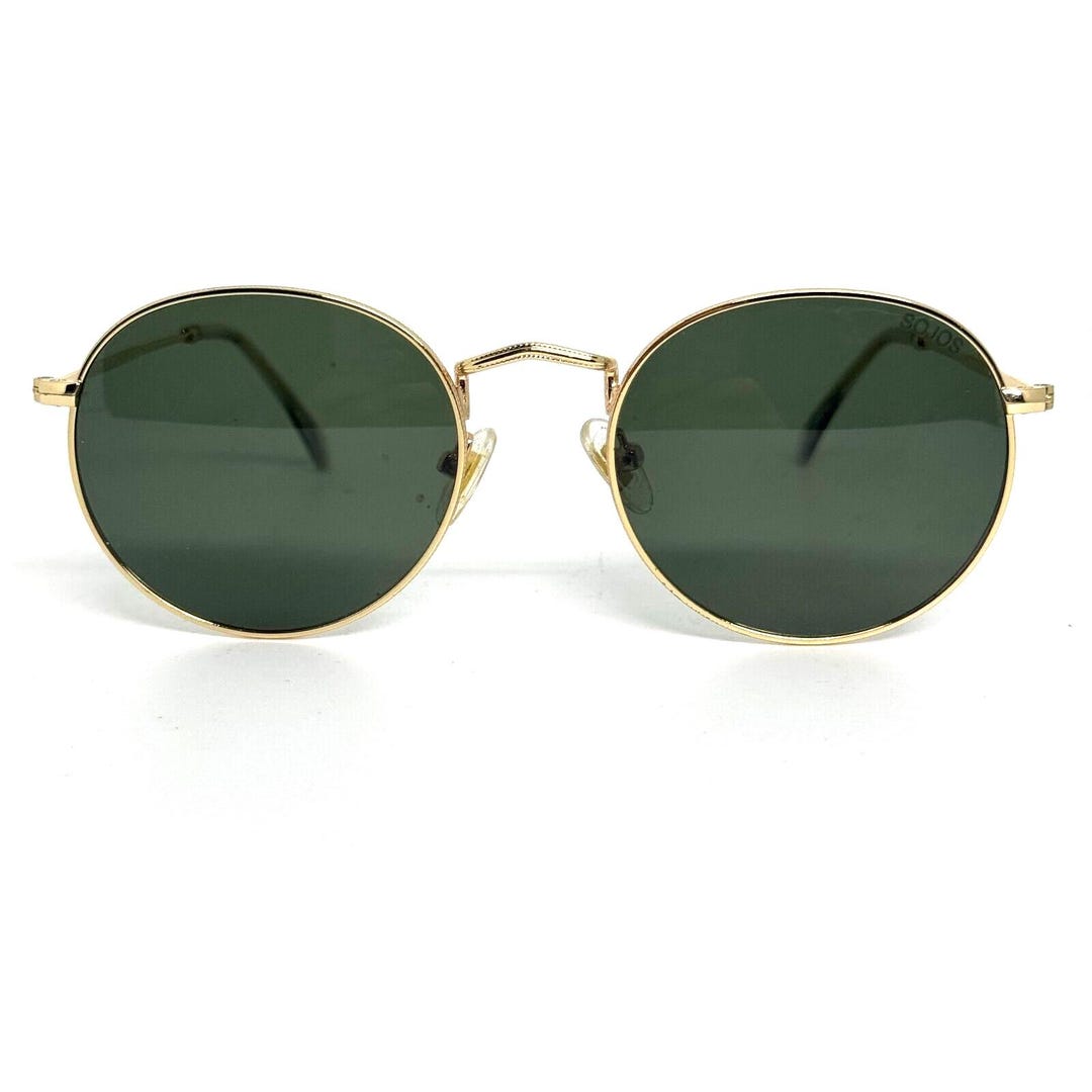 SOJOS SJ1014 CT8 Round Gold Frame Sunglasses 51-21-149‎ H15682 Amazon.com: SOJOS Small Round Polarized Sunglasses for Women  main image 4