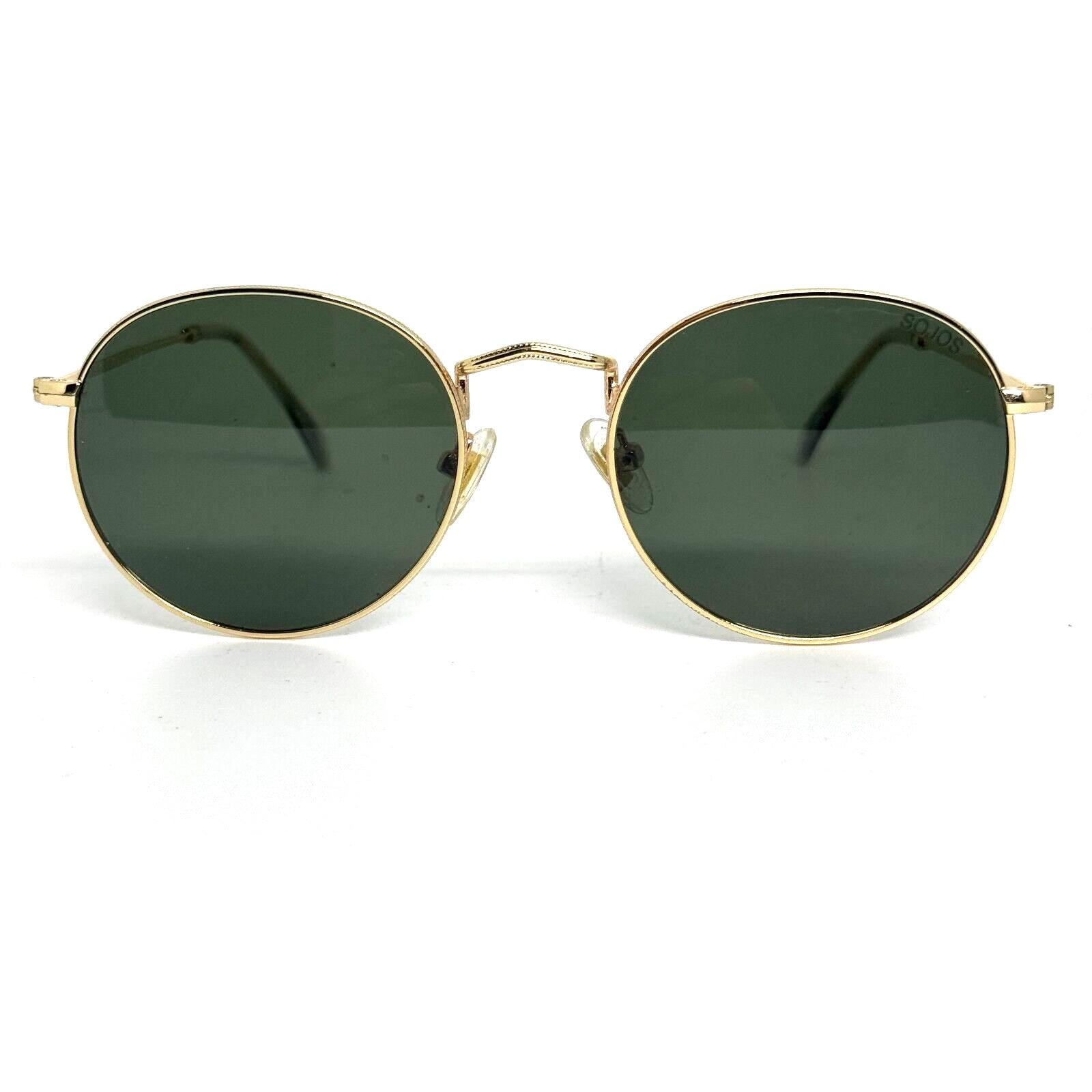 SOJOS SJ1014 CT8 Round Gold Frame Sunglasses 51-21-149  display picture 3