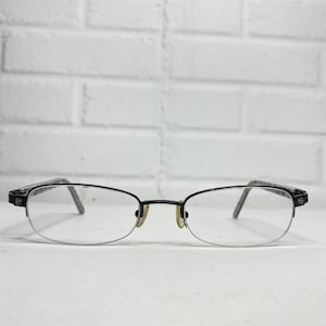 NICOLE MILLER AMOUR in Noir (Black) 49-19-135 Half Rimless Eyeglass Frames 2703