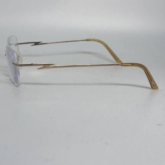 THIERRY MUGLER TM99105 C2 52-17-135 Rimless Gold Eyeglasses