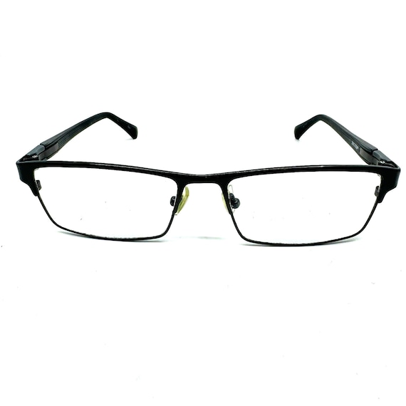 Black rectangular eyeglass frames on sale