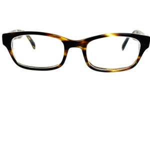 Warby Parker Eyeglasses frames Zacc 230 40-19-140 Brown Full Rim H16339