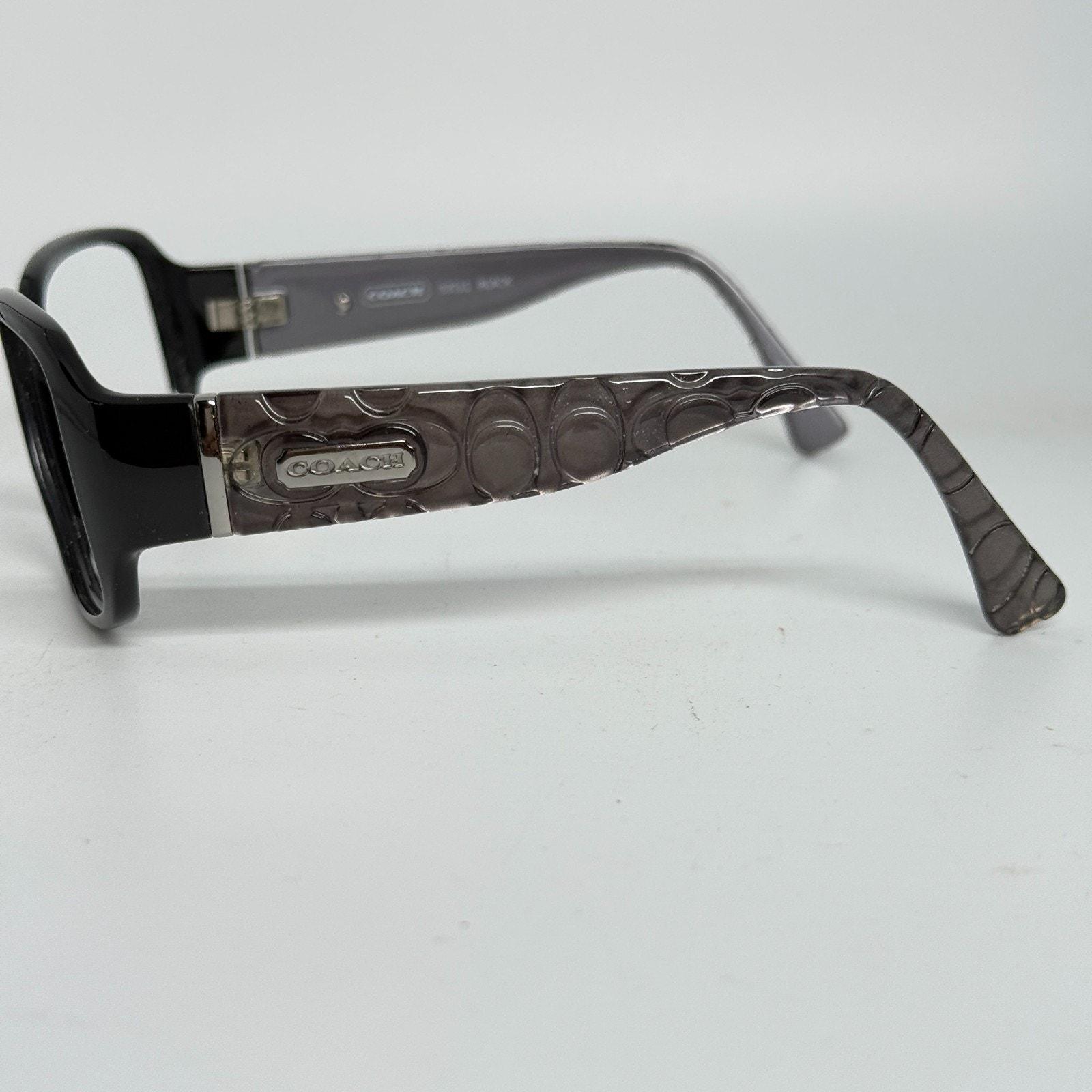 Coach S3011 BLACK 55-16-120 Black/gray Crystal Full Rim  display picture 2