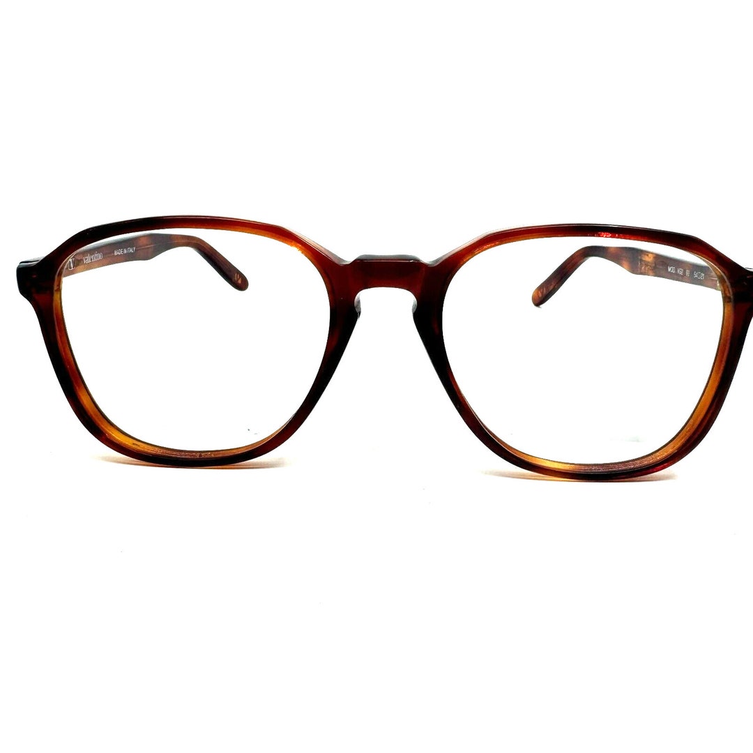 Valentino Eyeglasses Frames VG2 93 Orange Tortoise Full Rim