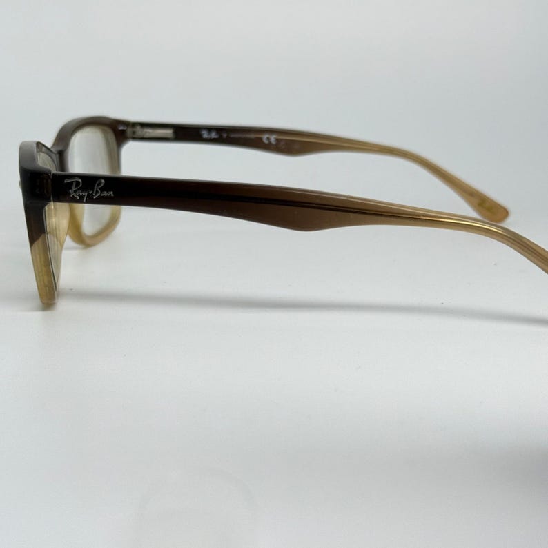 Ray Ban RB 5228 5043 Brown Gradient Square Eyeglasses Frames 53 17 140 21452 image 2