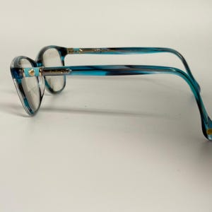 Lilly Pulitzer Lilah Eyeglasses Frames Blue Teal Tortoise Shell 52-16-135 image 2