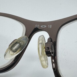 Oakley Brown Metal Rectangular Frame Eyeglasses OX5083-0450 50-16-134 H14452 image 7