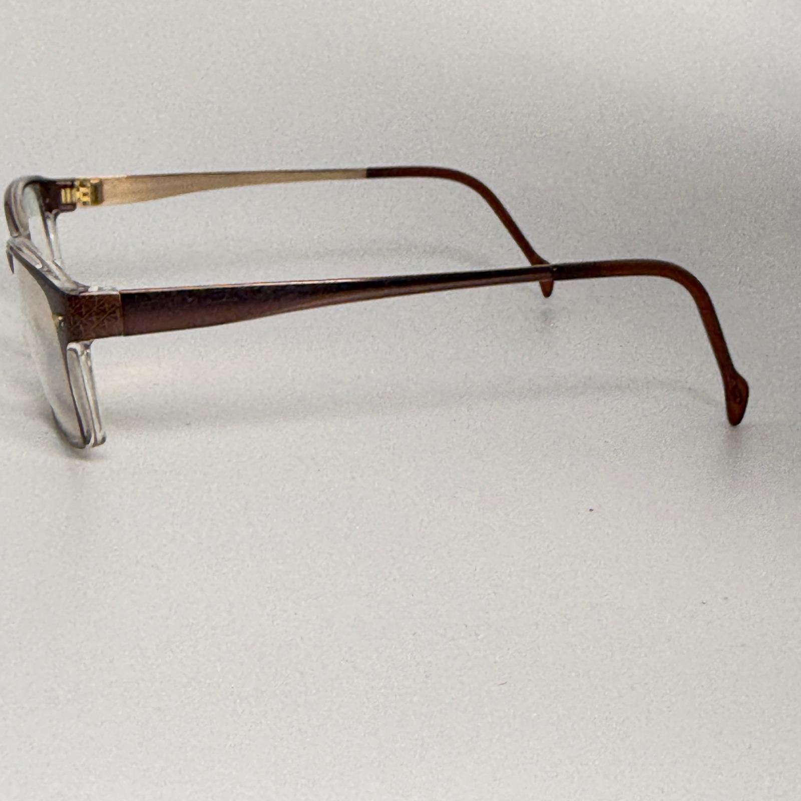 Stepper SI-30033 F180 Titanium Eyeglasses Frames Brown  display picture 1