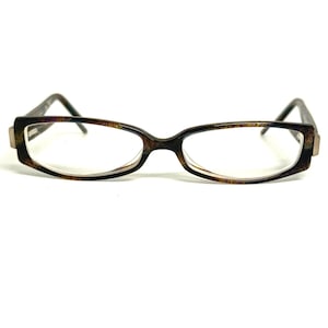 Modern Jenny Grey Eyeglasses Frames 50-16-135 Clear Brown Marbled Vintage‎ Style Modern Jenny Grey Eyeglasses Frames 50-16-135 Clear Brown  main image 4
