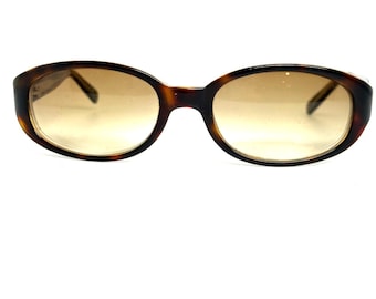 Coach S417 DTT Brown Tortoise Oval Sunglasses Brown Lens 130  display picture 3