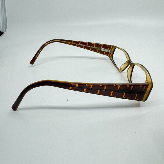 Bulova Eyeglasses Frame Brown Rectangle Trapani O… - image 4