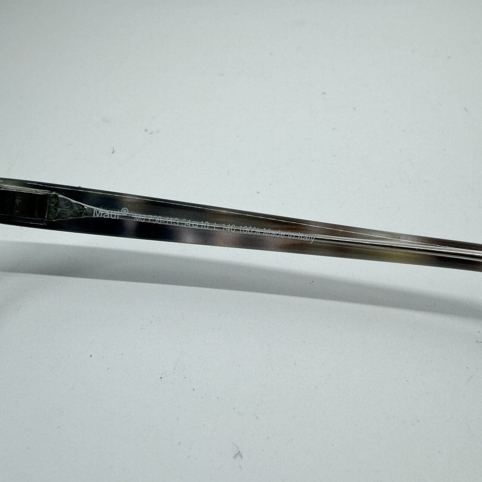Maui Jim Honi MJ758-11S Sunglasses Gray Cat Eye‎ Frame 54-18-140 Italy H10917 honi-gs758-11s-  main image 2
